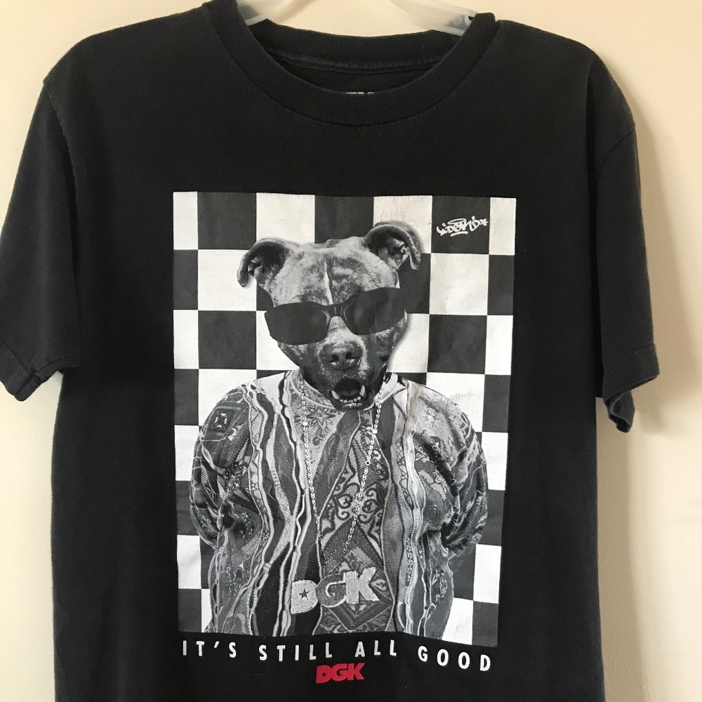 DGK It’s Still All Good Tee Shirt. Black. Large. - Picture 1 of 2